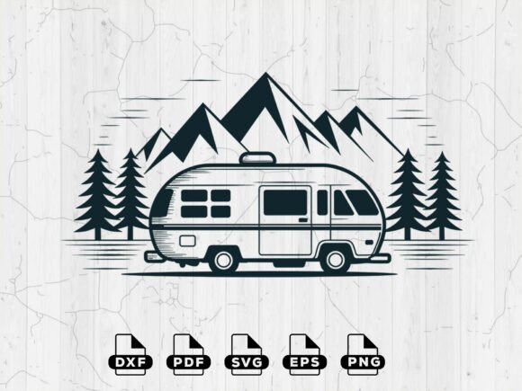 Camping SVG Cut Files, Summer SVG