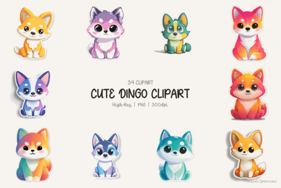 Cute Dingo Clipart