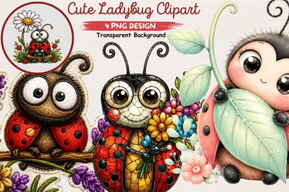 Cute Ladybug Clipart PNG & Baby Ladybug PNG