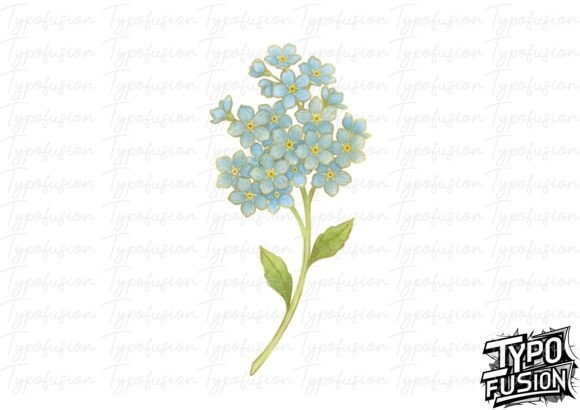 Forget Me Not Clipart