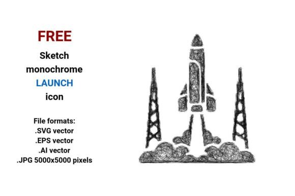 FREE Sketch Launch Icon