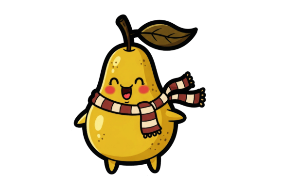 Halloween Lemon Kids Sticker Design