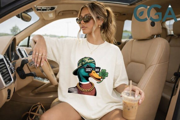 Lucky Duck PNG & Patrick Day PNG