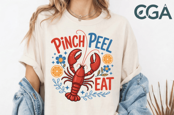 Pinch Peel Eat Crawfish PNG: Your Festive, Flexible Design for Seafood Season