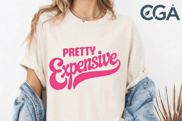 Pretty Expensive Pink Retro PNG
