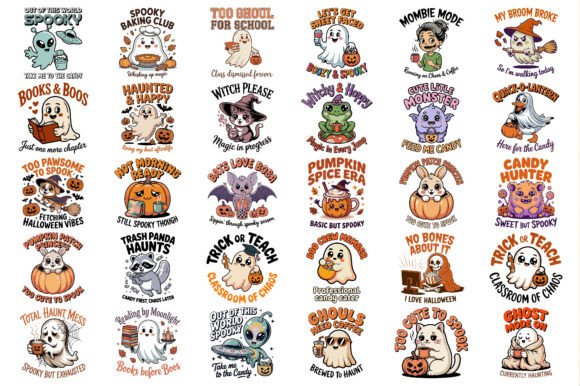 Spooky Cute Halloween Quotes Mega Bundle