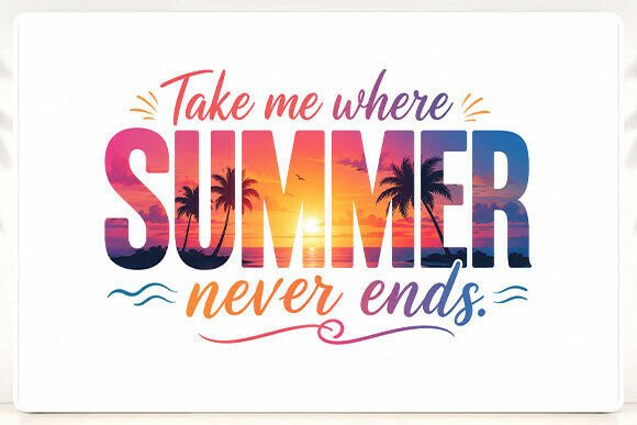 Summer Never Ends Shirt PNG