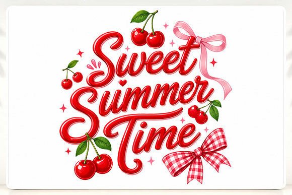 Sweet Summer Time Cherry PNG