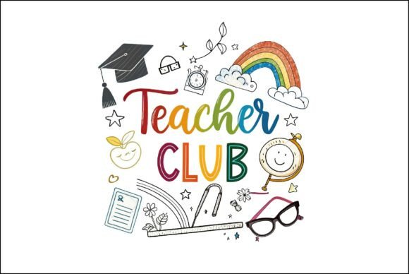 Teacher Club PNG: High-Resolution Digital Assets for Educator-Centered Design